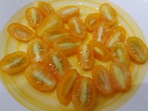 Pappardelle con porcini, baccalà e pomodorino giallo 4