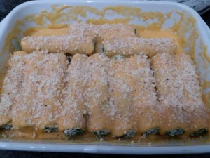 Cannelloni ripieni di ricotta e minestra maritata con besciamella alla zucca 21
