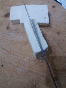 Fagottini di verza ripieni di polenta e feta greca