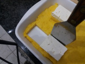 Fagottini di verza ripieni di polenta e feta greca