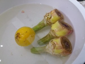 Parmigiana di carciofi e baccalà