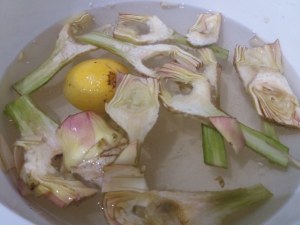 Parmigiana di carciofi e baccalà