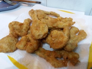 parmigiana di carciofi e baccalà