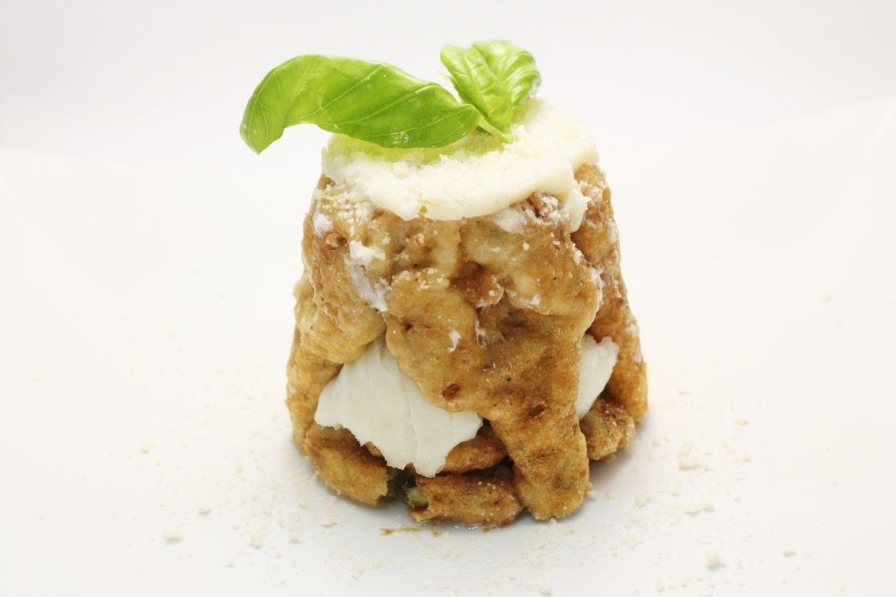 Parmigiana di carciofi e baccalà