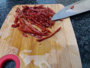 scialatielli di castagna con salsiccia funghi porcini tarallo sbriciolato