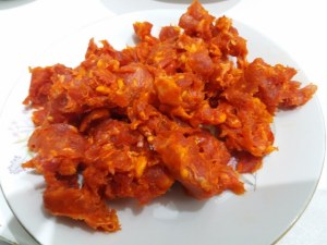 scialatielli di castagna con salsiccia funghi porcini tarallo sbriciolato 6