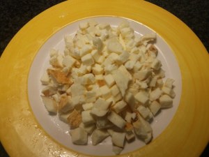 Lasagna vegetariana con ricotta alle olive nere e frutta secca