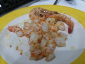 Bucatini lardiati con piselli pomodori secchi e mazzancolle_10