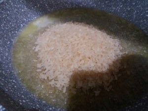 risotto alla carbonara con asparagi