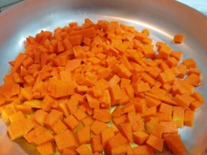 Scialatielli con zucca carciofi e rana pescatrice