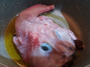 Scialatielli con zucca carciofi e rana pescatrice