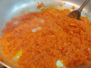 Scialatielli con zucca carciofi e rana pescatrice