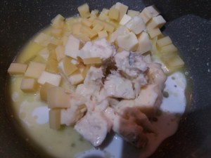 Fusilloni ai quattro formaggi con asparagi selvatici