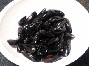 Risotto al curry con cozze