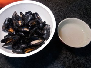 Risotto al curry con cozze