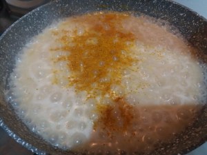 Risotto al curry con cozze