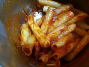 Candele al ragu di tonno