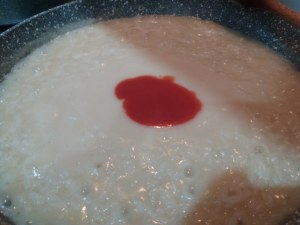 Risotto con spollichini e cannolicchi