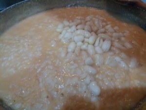 Risotto con spollichini e cannolicchi