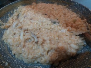 Risotto con spollichini e cannolicchi