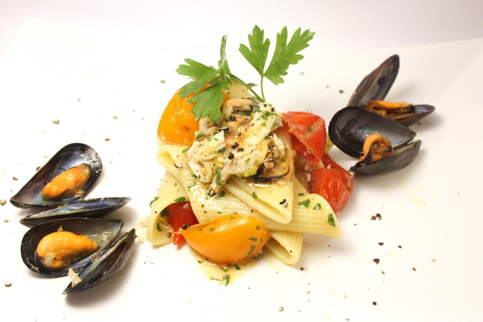 Bombardoni con scorfano e cozze