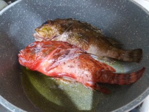 Bombardoni con scorfano e cozze