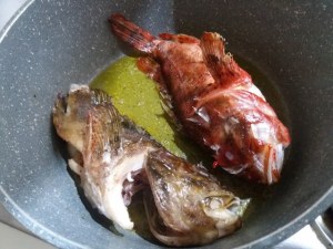 Bombardoni con scorfano e cozze