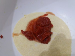 Scialatielli bicolore con pesce spada e peperoncini verdi