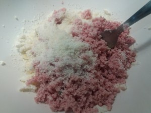 Ravioli ripieni di ricotta e mortadella con zucca e porcini