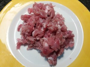 Timballo di tagliatelle con puntarelle salsiccia e crema di parmigiano allo zafferano