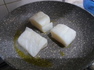 Baccala foderato al guanciale su crema di friarielli