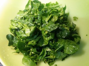 Risotto profumato al limone con spinaci e fasulare