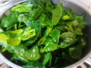 Risotto profumato al limone con spinaci e fasulare