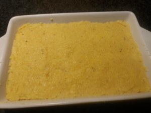 Pancetta cotta a bassa temperatura su polenta di farina di mais macinata a pietra e tzatziki alla zucca