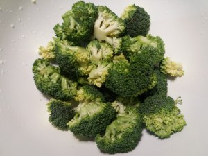 Flan di broccoli con porro e polpo fritti