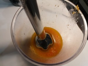 Risotto alla zucca con noci e panna acida allo zenzero