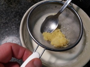 Risotto alla zucca con noci e panna acida allo zenzero