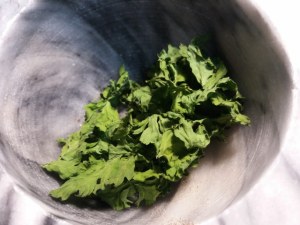 Risotto alla zucca con noci e panna acida allo zenzero