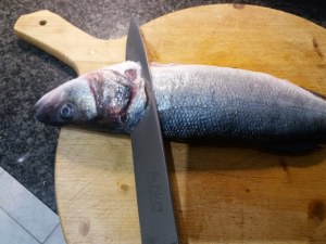 Filetto di spigola in crosta di pistacchi con emulsione al miele di castagno