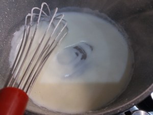 Flan di carciofi e baccala con crema di parmigiano