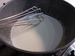 Flan di carciofi e baccala con crema di parmigiano