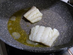 Flan di carciofi e baccala con crema di parmigiano