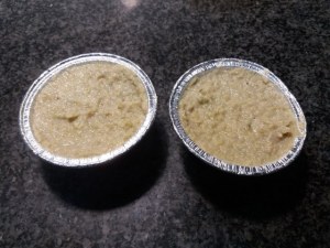 Flan di carciofi e baccala con crema di parmigiano