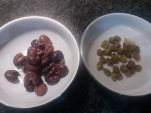 Linguine alla puttanesca con pesce spada