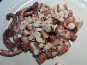 Pasta e patate con polpo verace