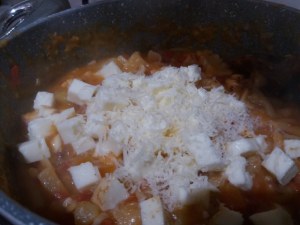 Pasta e patate con polpo verace