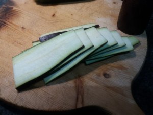 Crepes all'ortolana su fonduta di gorgonzola