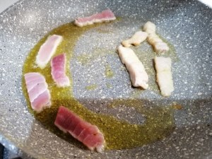 Mafalde alla carbonara di tonno con peperoni cruschi