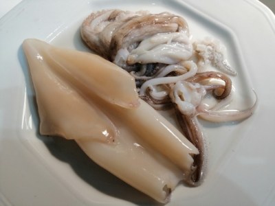 Riso rosso all'insalata di mare