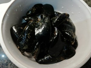 Riso rosso all'insalata di mare